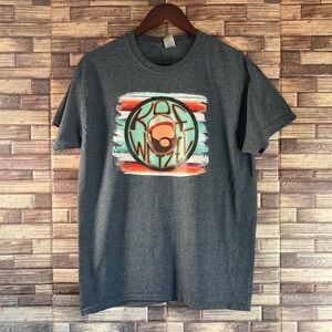 Gray Unisex Koe Wetzel Medium Gildan T Shirt EUC